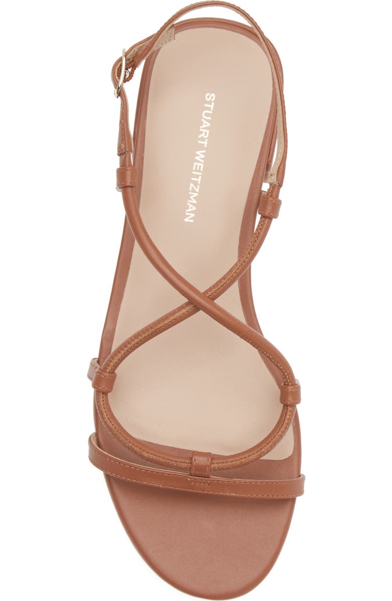 Stuart Weitzman Nilla Sandal, Alternate, color, Saddle