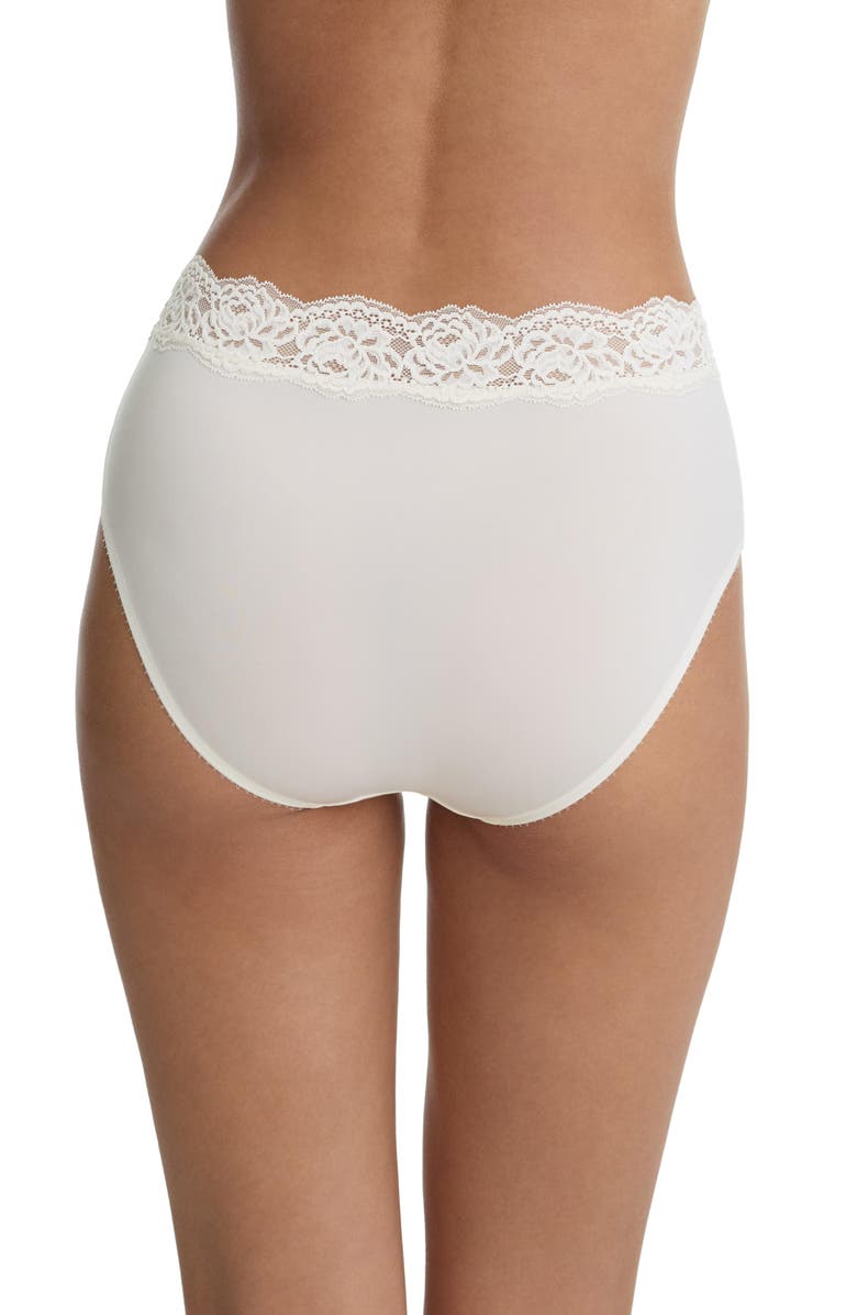 Skarlett Blue Divine Lace Trim Brief, Alternate, color, Whipped Cream