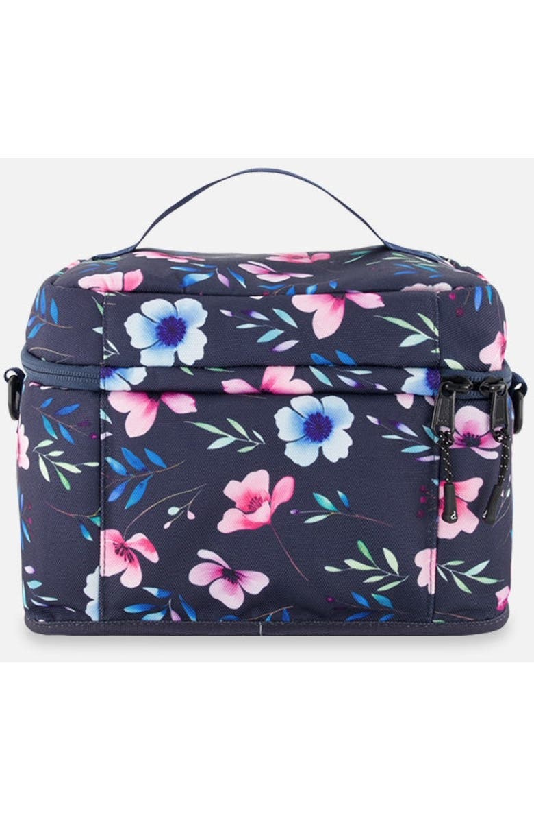 Deux par Deux Floral Practical Durable Everyday Lunch Box, Alternate, color, Blue Floral Print