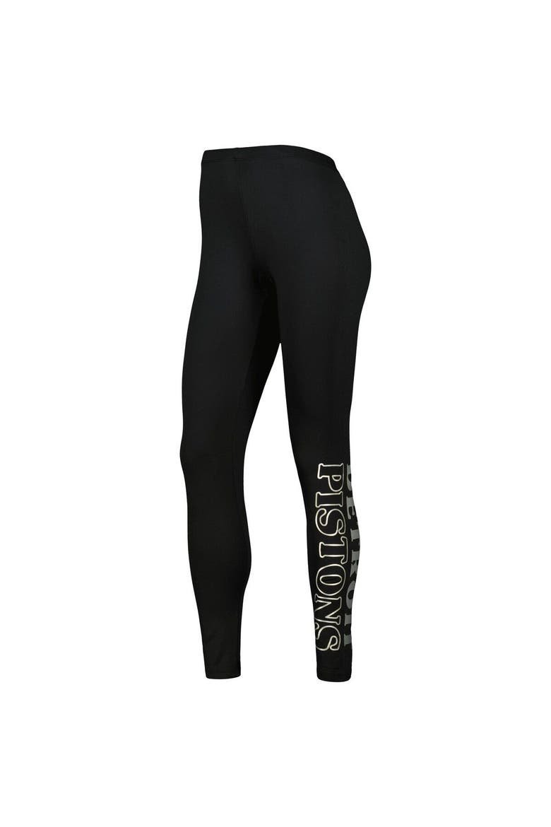 Women's G-III 4Her by Carl Banks Black Detroit Pistons Stadium Leggings, Alternate, color, Black