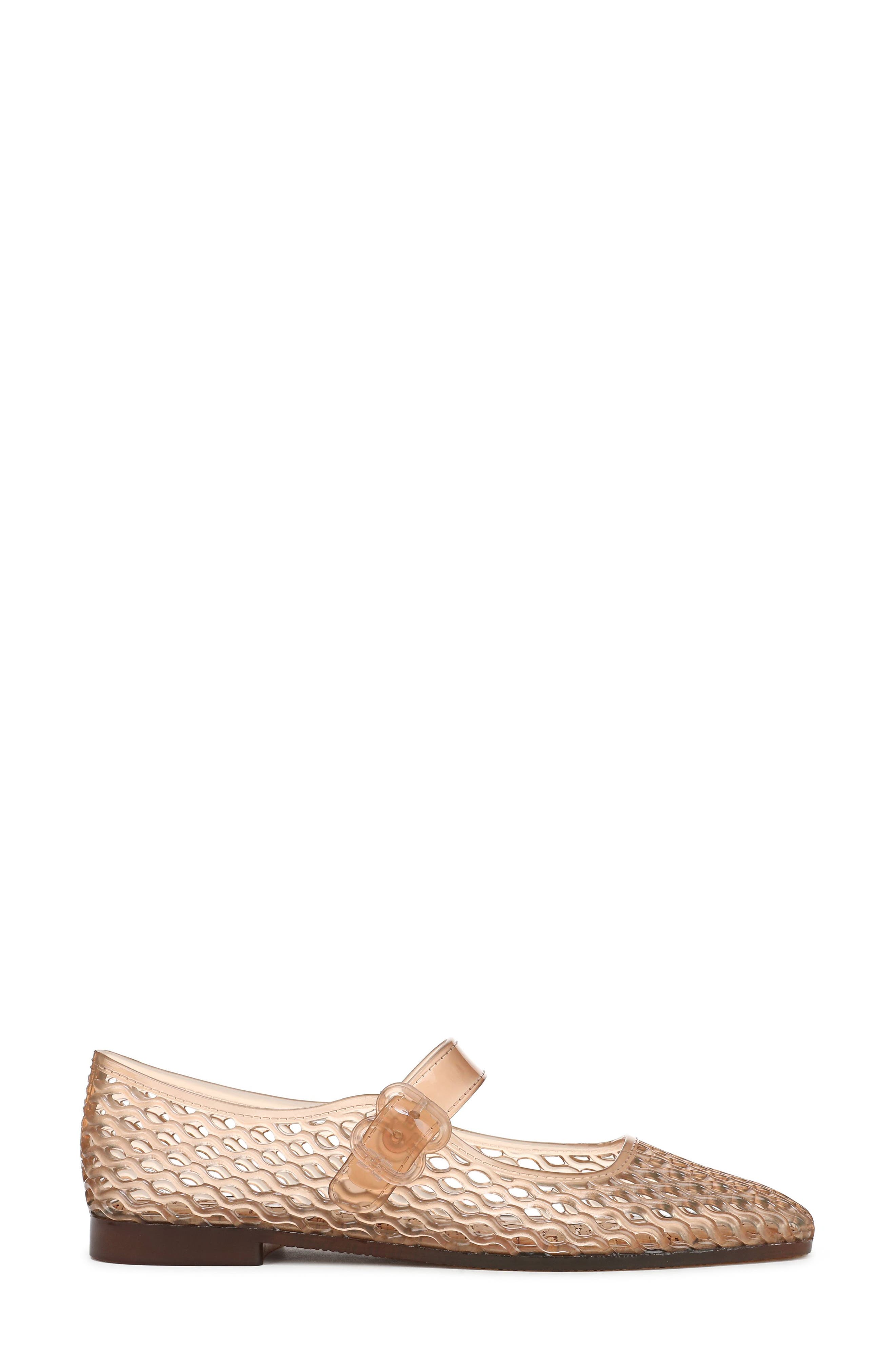 Michaela Jelly Mary Jane Flat, Alternate, color, TRANSPARENT BROWN