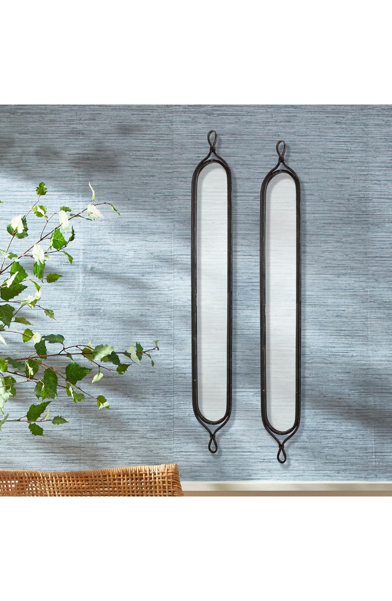 Napa Home & Garden Tall Narrow Mirrors, Set Of 2, Alternate, color, Black
