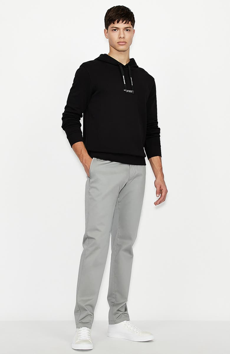 Armani Exchange Milano New York Graphic Cotton Hoodie, Alternate, color, 