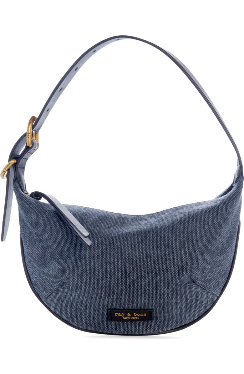 rag & bone Small Mercer Canvas Hobo Bag, Main, color, Mid
