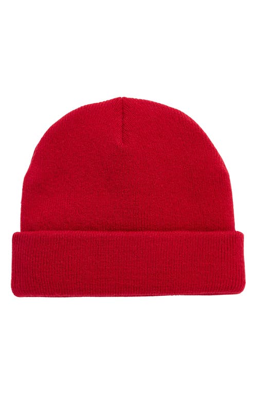Vineyard Vines Kids' Logo Box Beanie In Red