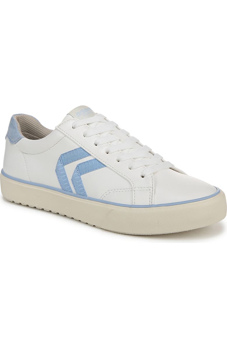 Dr. Scholl's Offline Lace-Up Sneaker - Wide Width Available, Main, color, White/ Blue