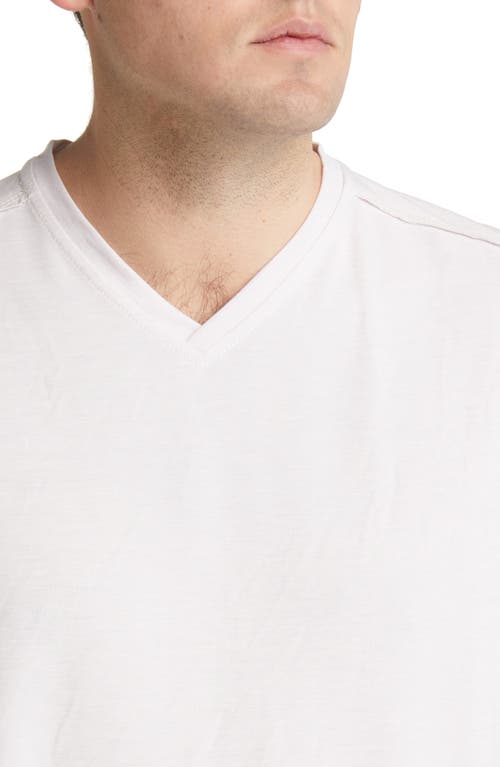 Tommy Bahama Costa Vera V-neck T-shirt In Pale Passion