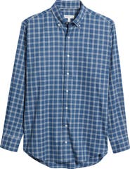 Peter Millar Plaid Performance Button-Down Shirt