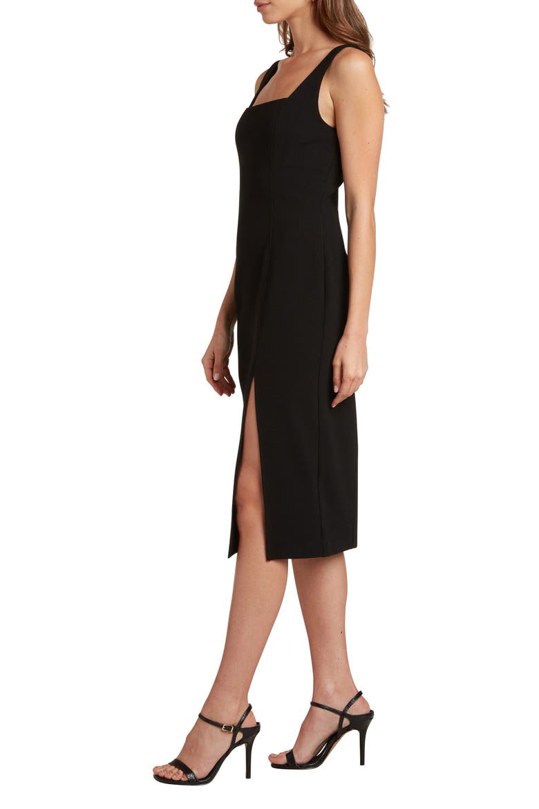 Maja Sleeveless Sheath Dress, Alternate, color, BLACK