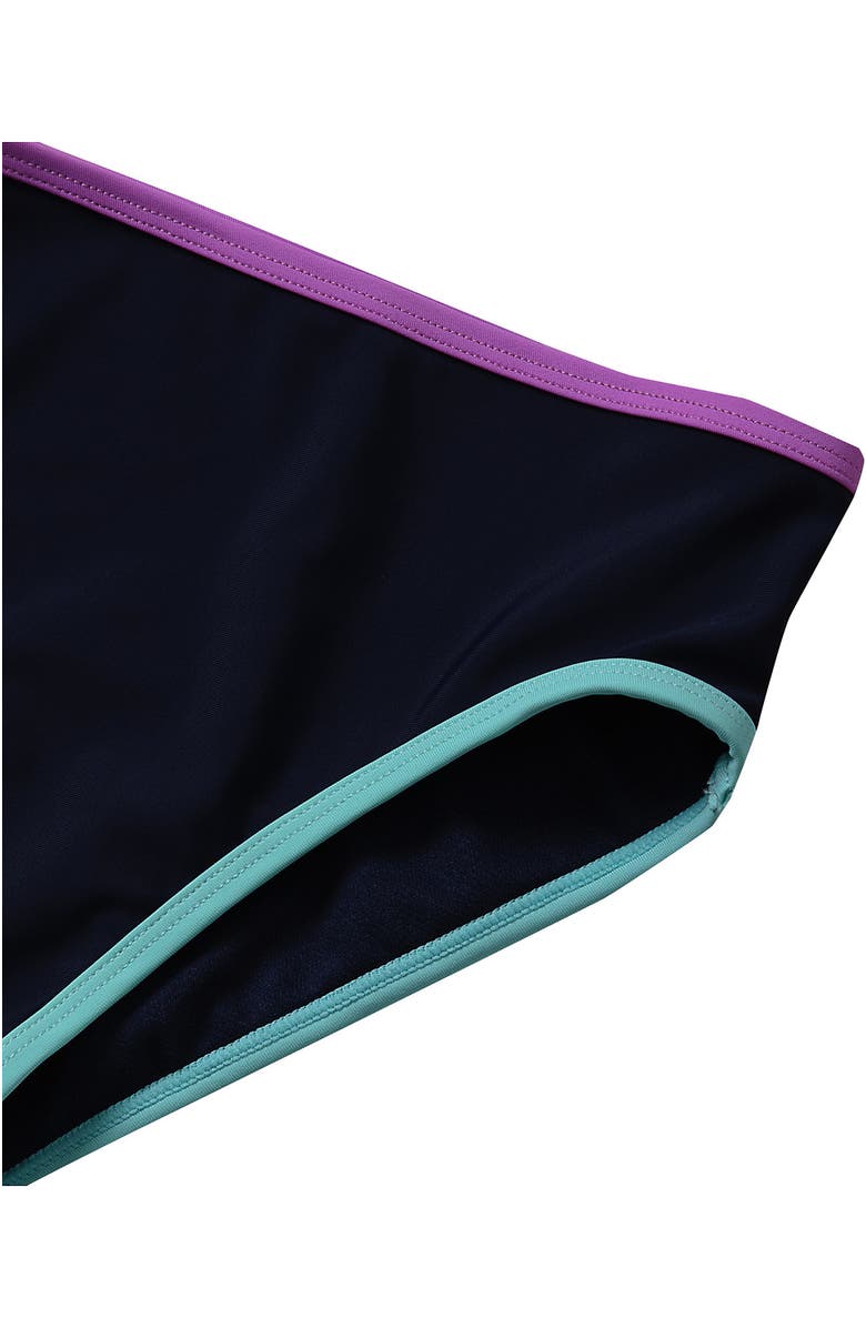 Lands' End Girls Slim Chlorine Resistant Contrast Bikini Bottoms, Alternate, color, Deep Sea Navy