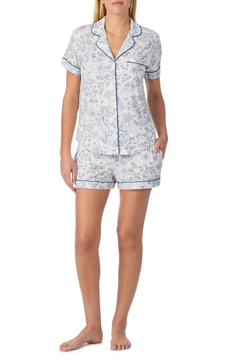 print short pajamas