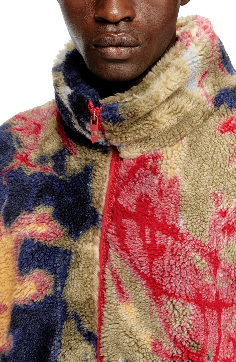 DIESEL<sup>®</sup> S-Luke Fleece Jacket, Alternate, color, Gold