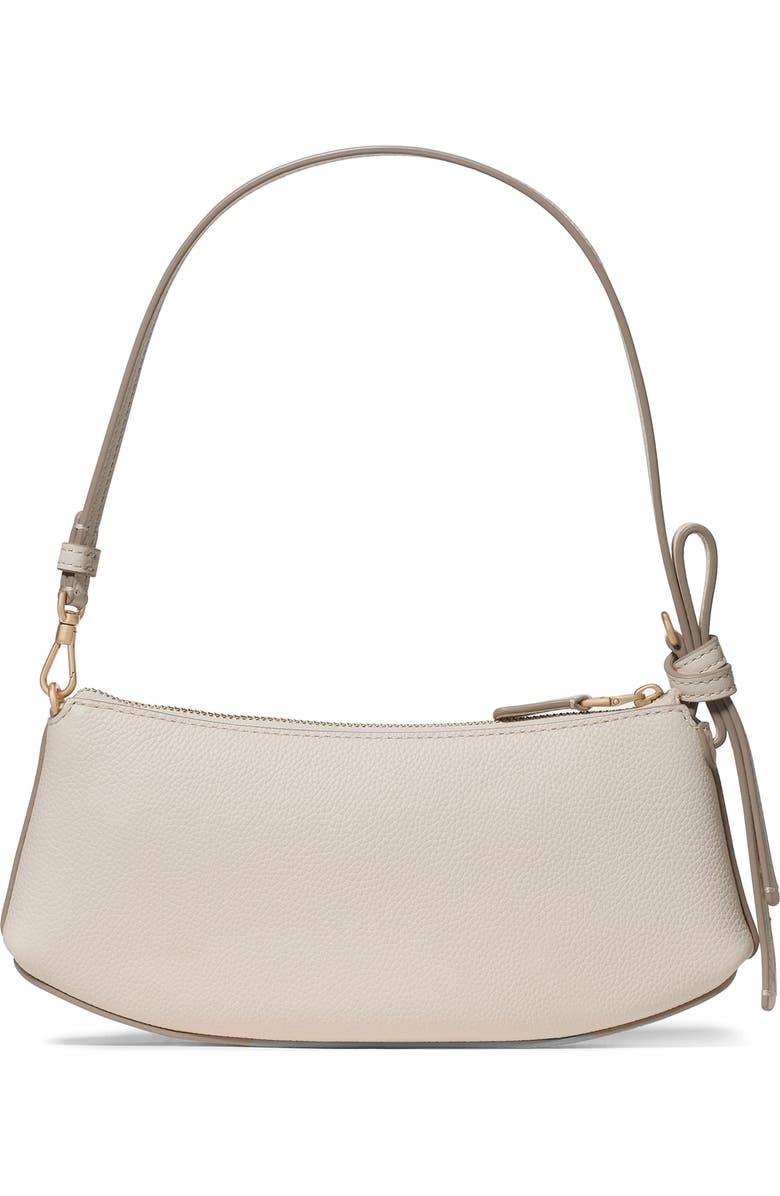 Kate Spade New York loop pebble leather shoulder bag, Alternate, color, Cashew Milk