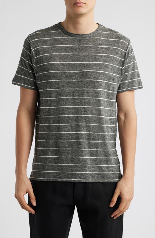 Alex Crane  Sun Linen T-shirt In Chalk