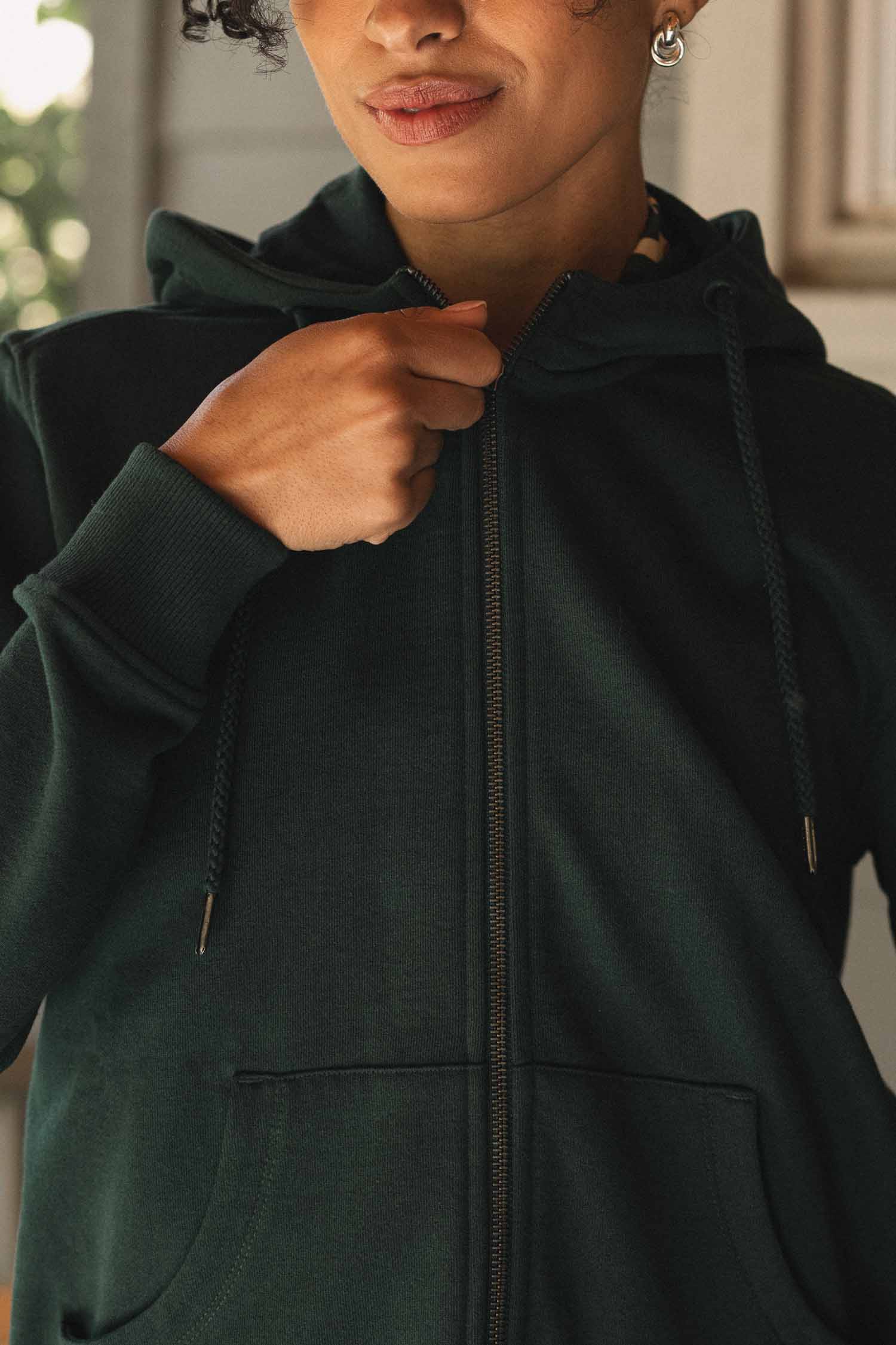 Bridge & Burn Mason Recycled Zip Hoodie (Women) | Nordstrom