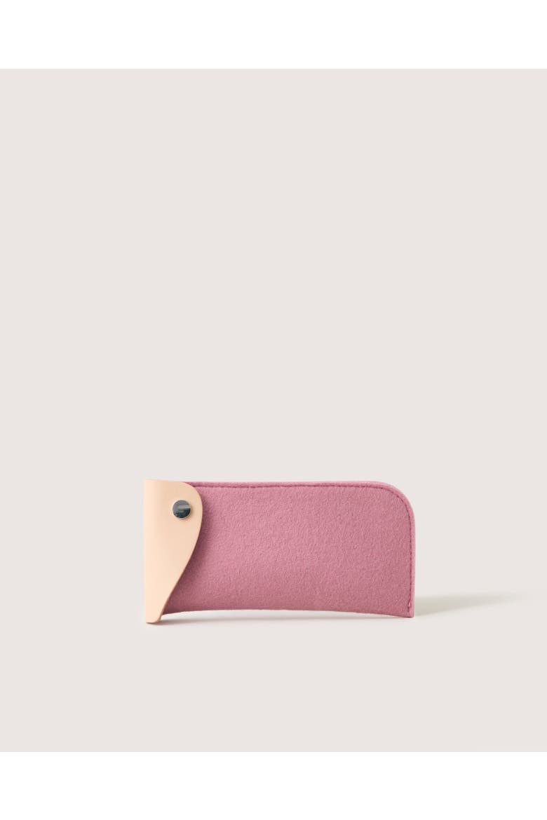 Anzen Merino Wool Eyeglass Sleeve, Main, color, Mauve