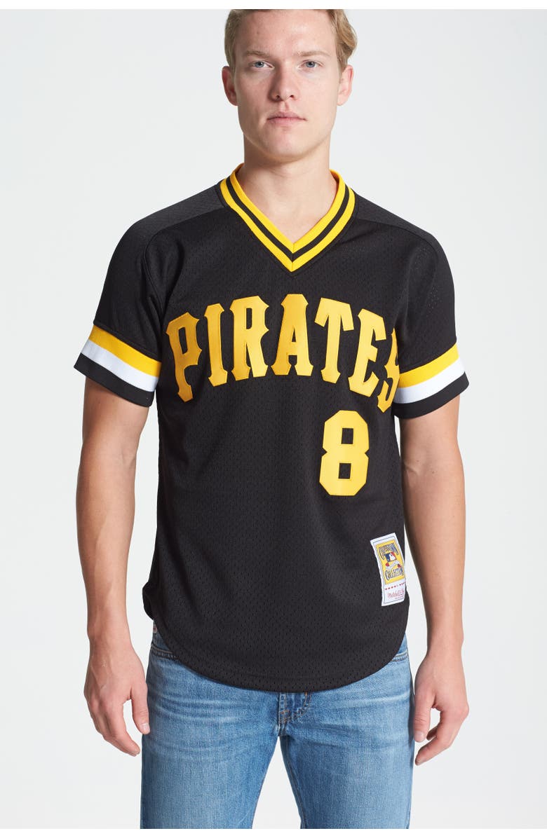 Mitchell & Ness 'Willie Stargell - Pittsburgh Pirates' Authentic Mesh BP Jersey, Main, color,