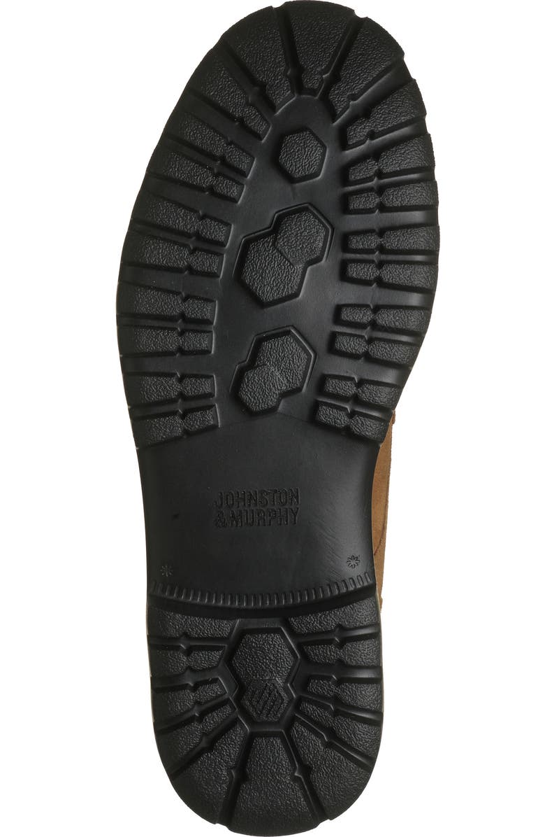 Johnston & Murphy Hutson Plain Toe Boot, Alternate, color, Camel Suede