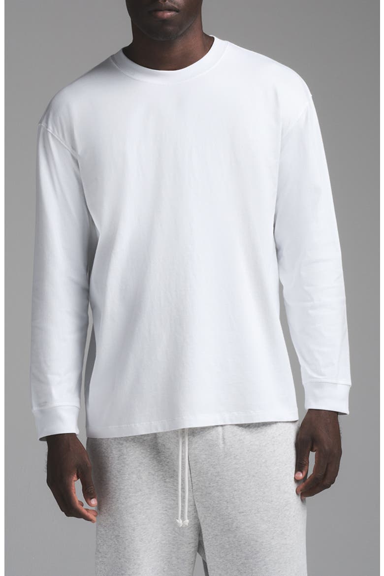Relaxed Fit Long Sleeve T-Shirt, Main, color, CHALK
