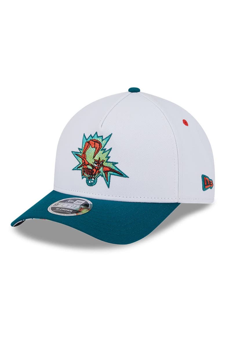 Men's New Era  White/Green San Jose Earthquakes 2025 Jersey Hook 9FORTY M-Crown Adjustable Hat, Main, color, White