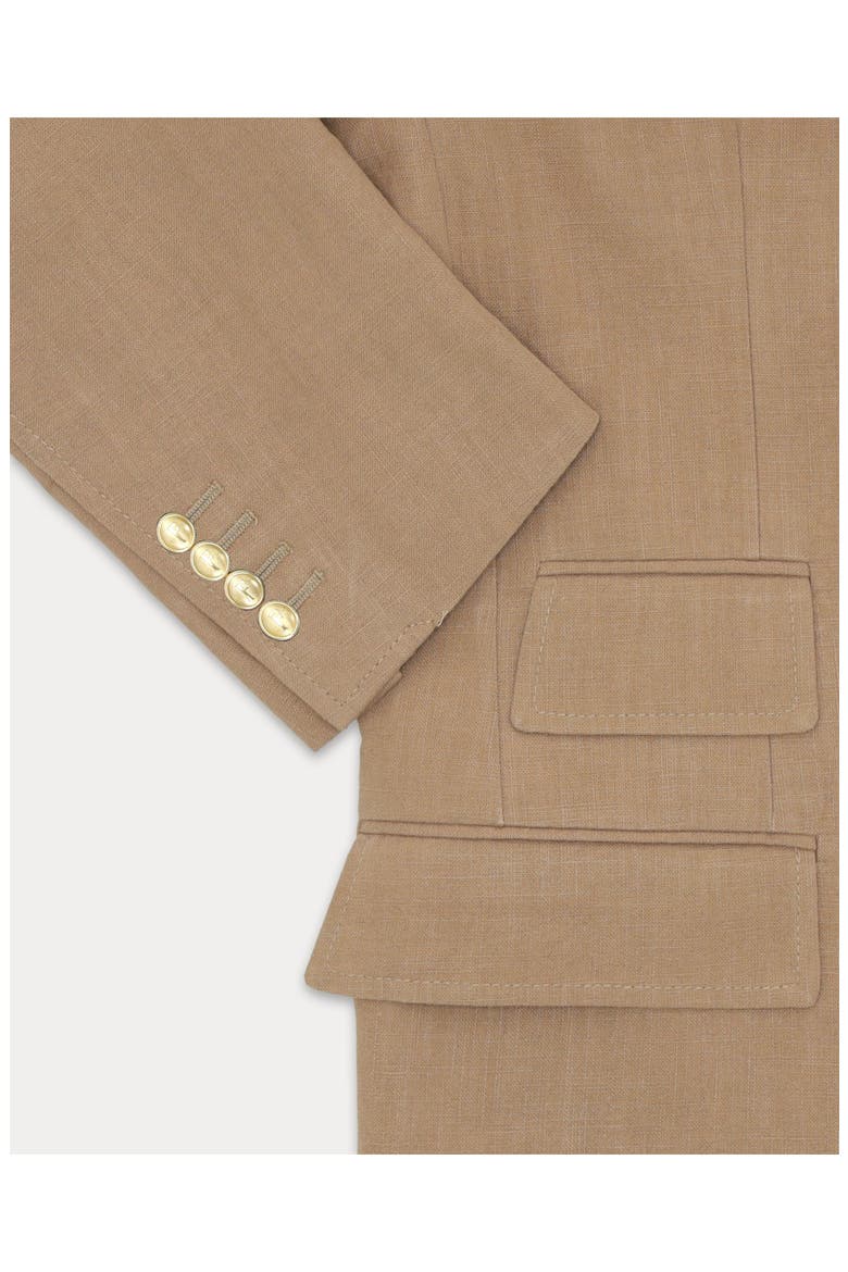 Travel Classic Linen Jacket, Alternate, color, Beige