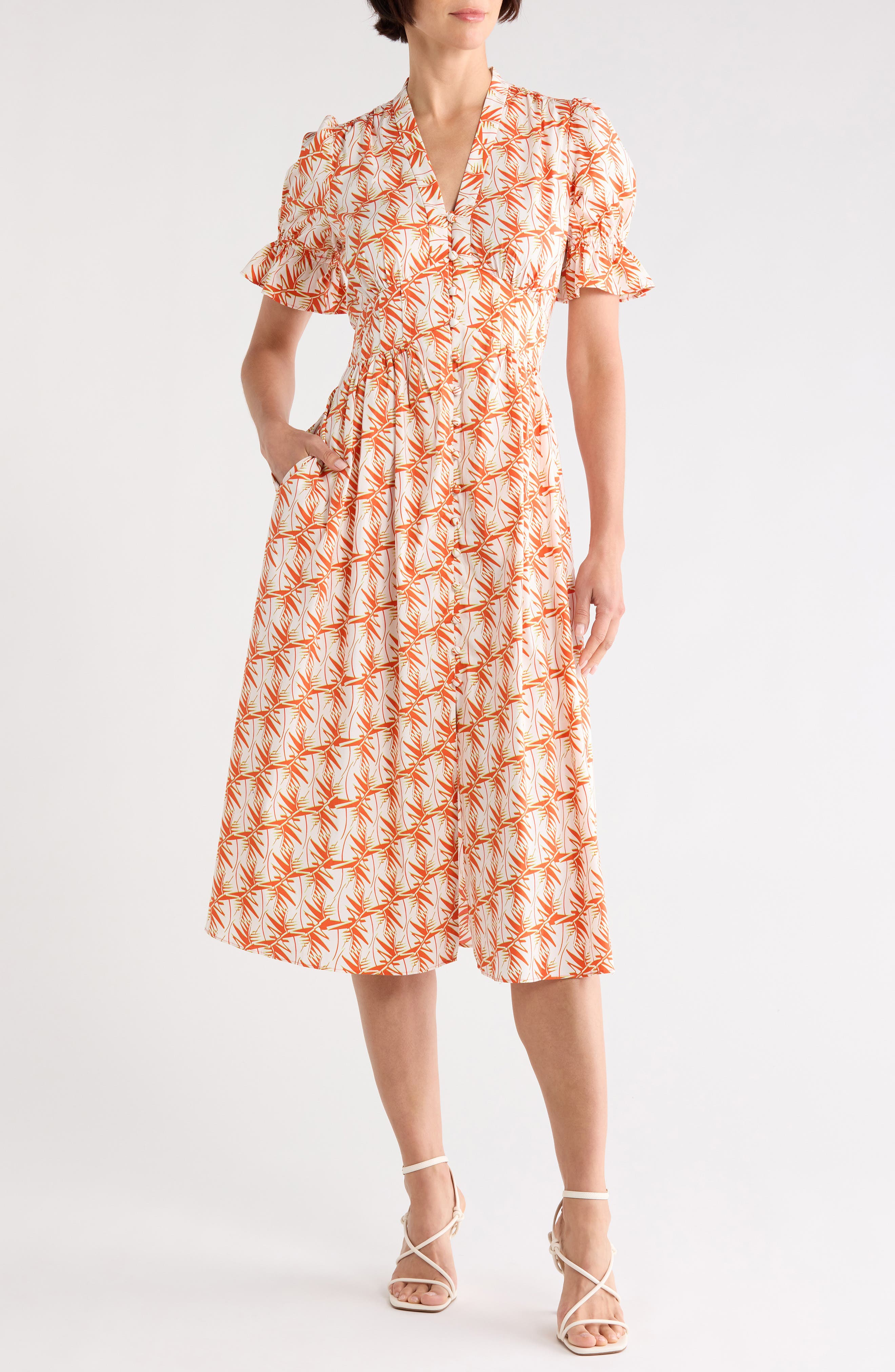Diane von Furstenberg Erica Stretch Cotton Dress