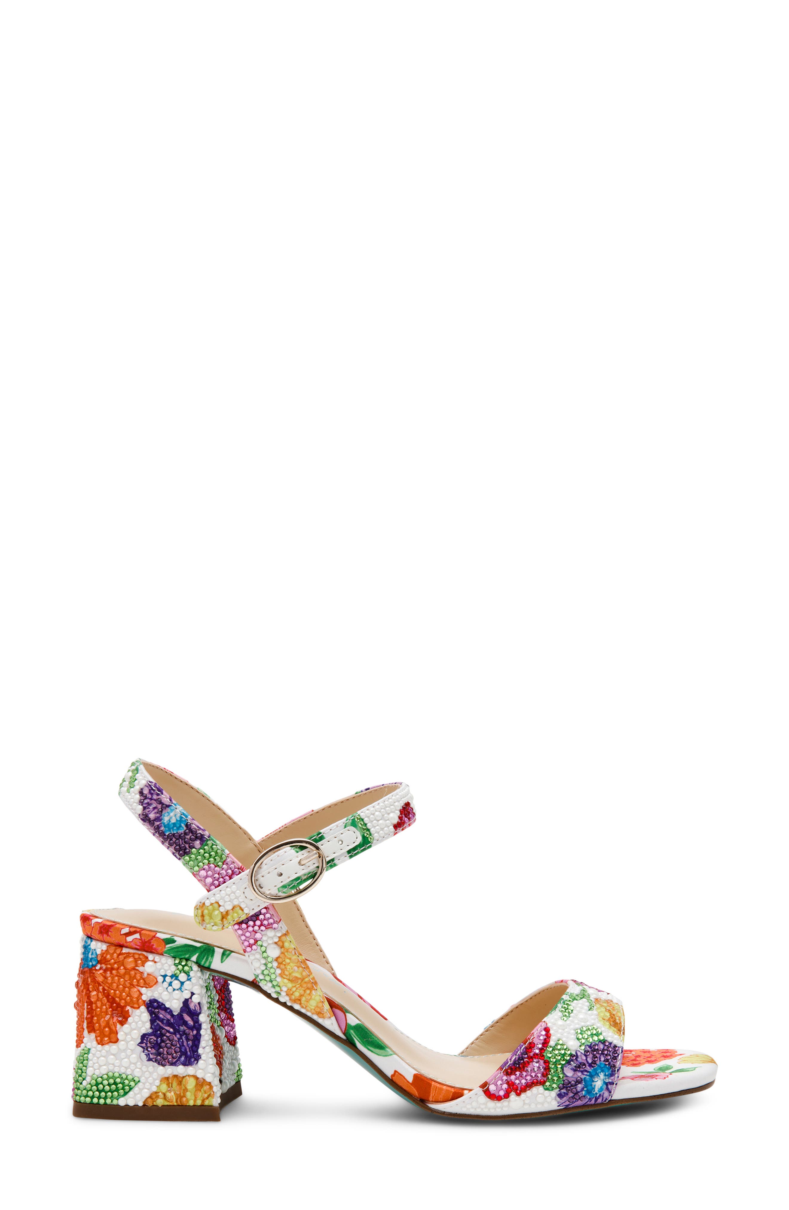 Betsey Johnson Tamy Ankle Strap Sandal, Alternate, color, 