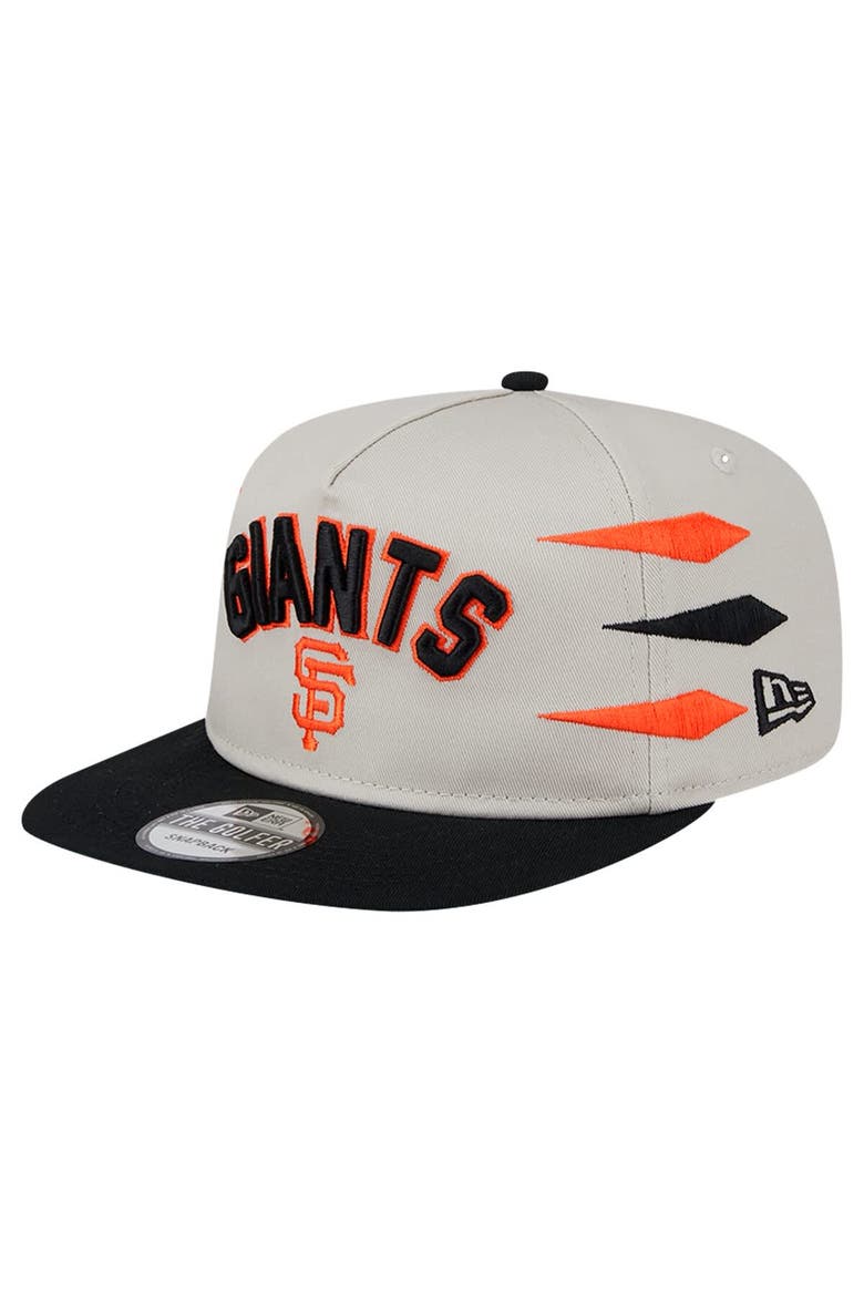 Men's New Era Cream San Francisco Giants Iron Golfer Snapback Hat, Main, color, Cream