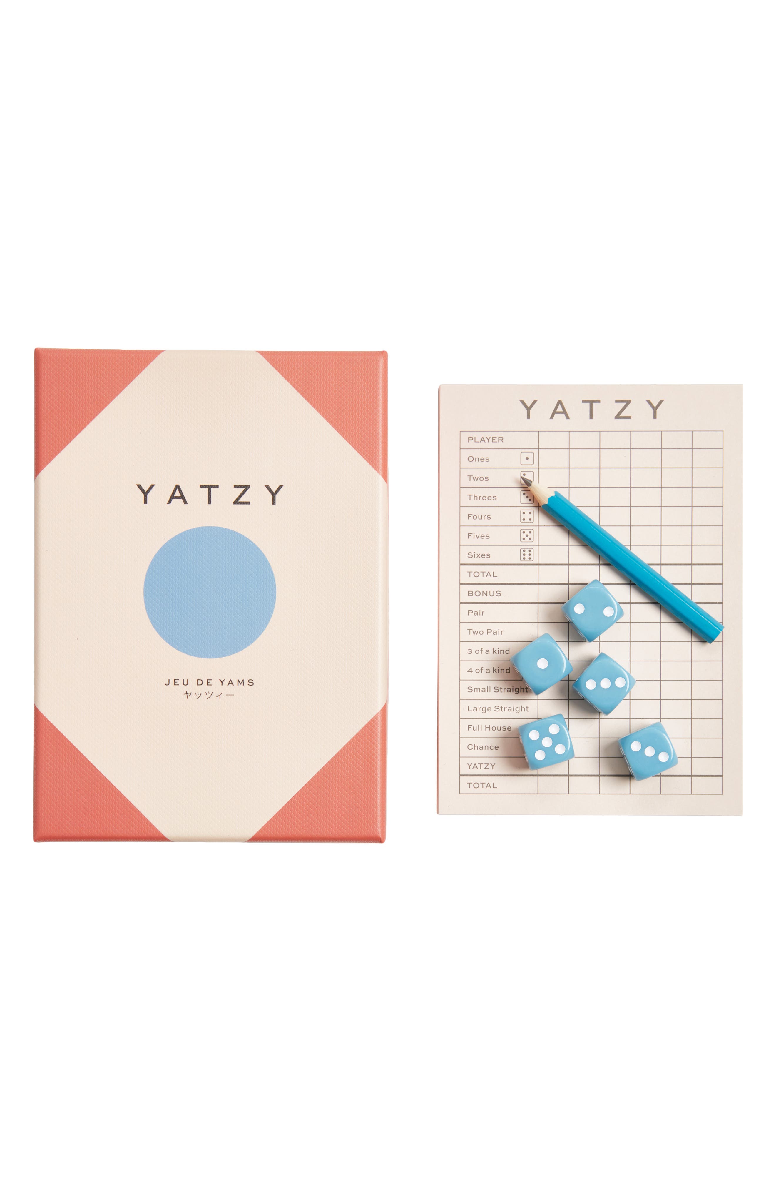 PRINTWORKS Yatzy Game - Pink/ Multi