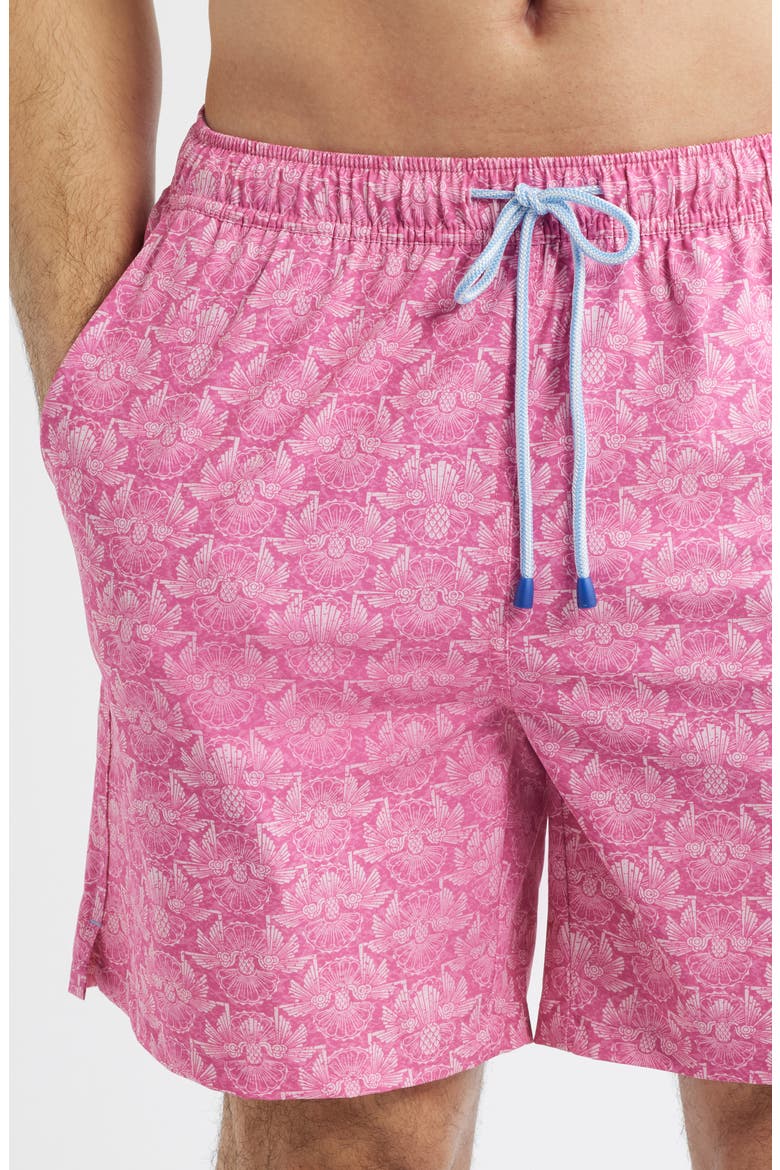 Pina Colada Swim Trunks, Alternate, color, PINK RUBY