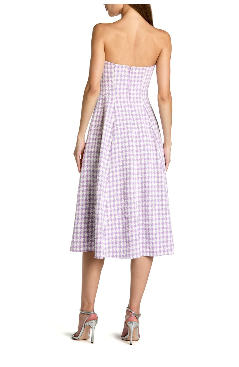 Mac Duggal Embellished Boucle Strapless Midi Dress, Alternate, color, Lilac