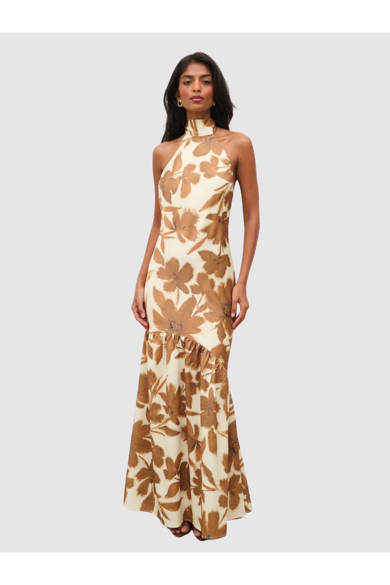 Avery Backless Maxi Dress Autumn Petal, Main, color, Autumn Petal