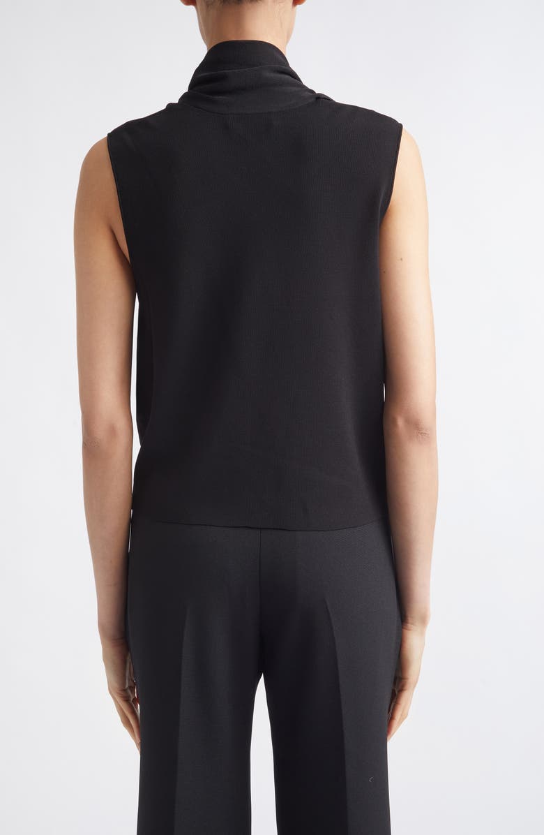 Altuzarra Elmer Stripe Polo Sweater Vest, Alternate, color, Black