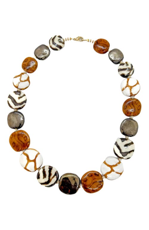 Kazuri Earth Collection - Safari Sunrise Necklace - 22'' in Multi  product
