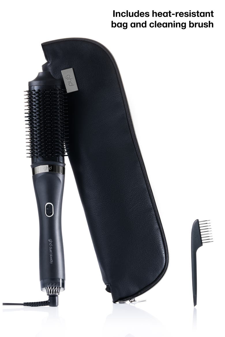 Duet Blowdry 2-in-1 Hair Dryer Brush, Alternate, color, BLACK