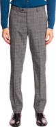 PAISLEY & GRAY Downing Slim Fit Flat Front Plaid Dress Pants