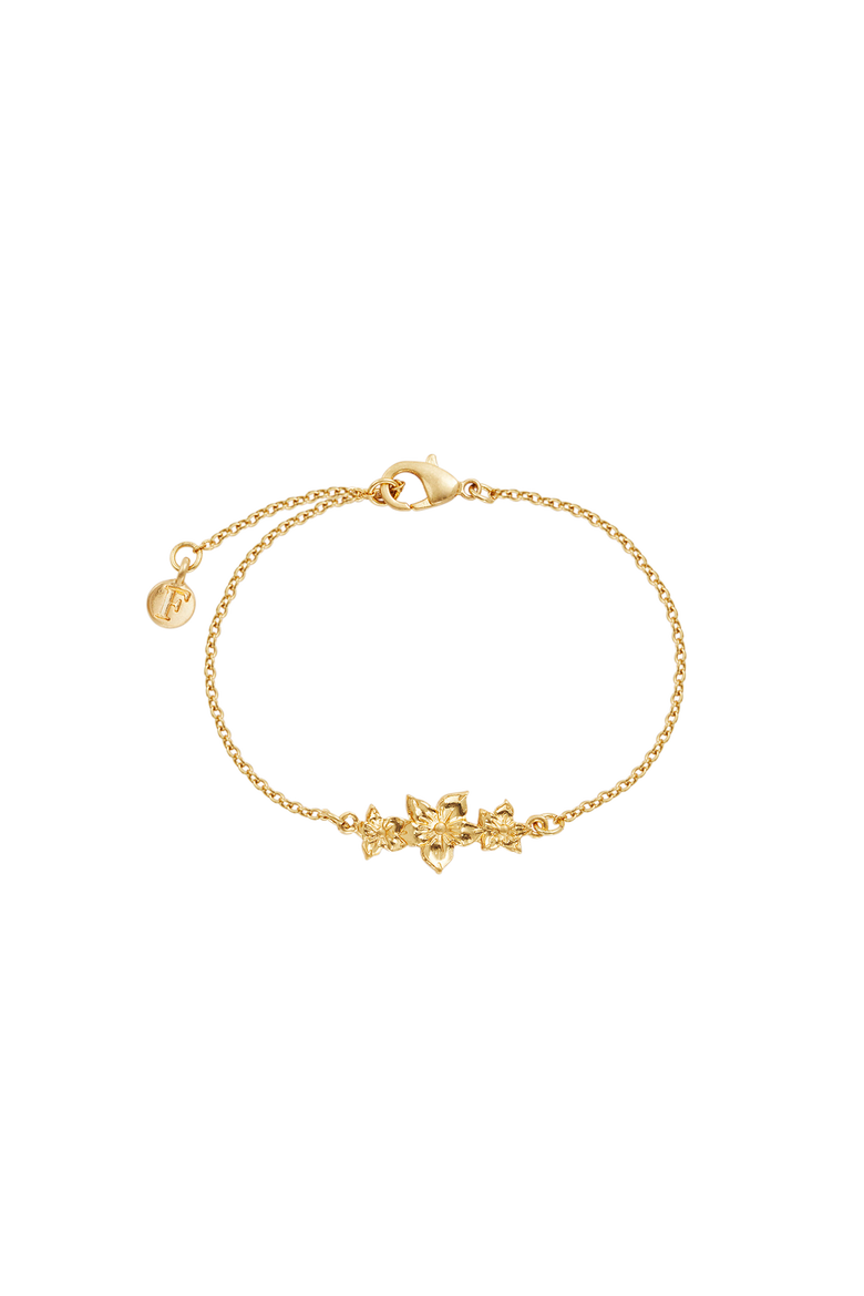 Jasmine & Pearl Bracelet, Alternate, color, Gold
