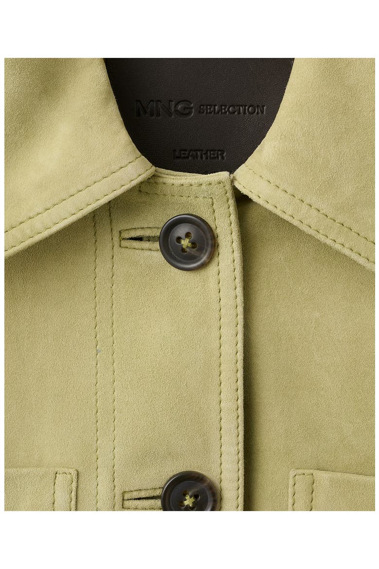 Suede Jacket, Alternate, color, PASTEL GREEN