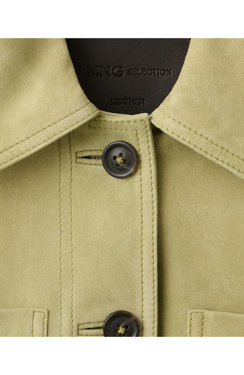 MANGO Suede Jacket, Alternate, color, 