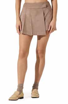 ASTR the Label Theodora Faux Suede Miniskirt