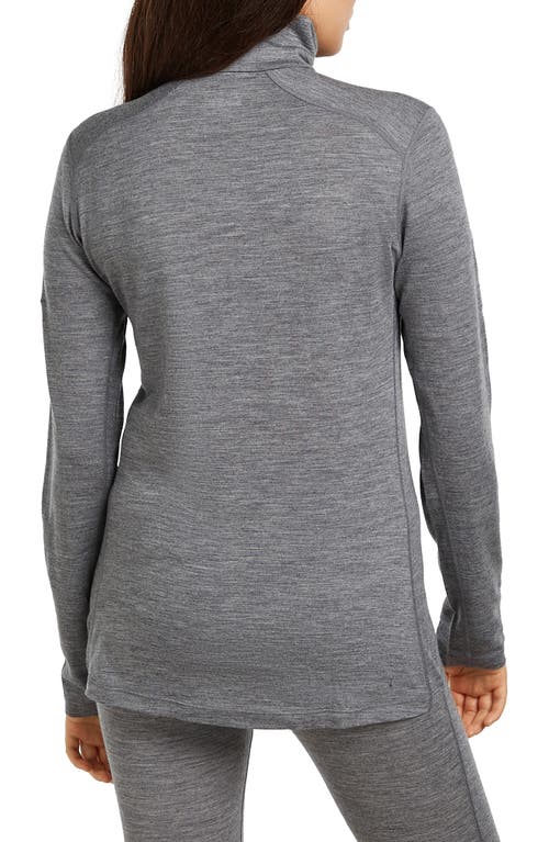 Icebreaker 200 Oasis Merino Wool Half Zip Pullover In Gray