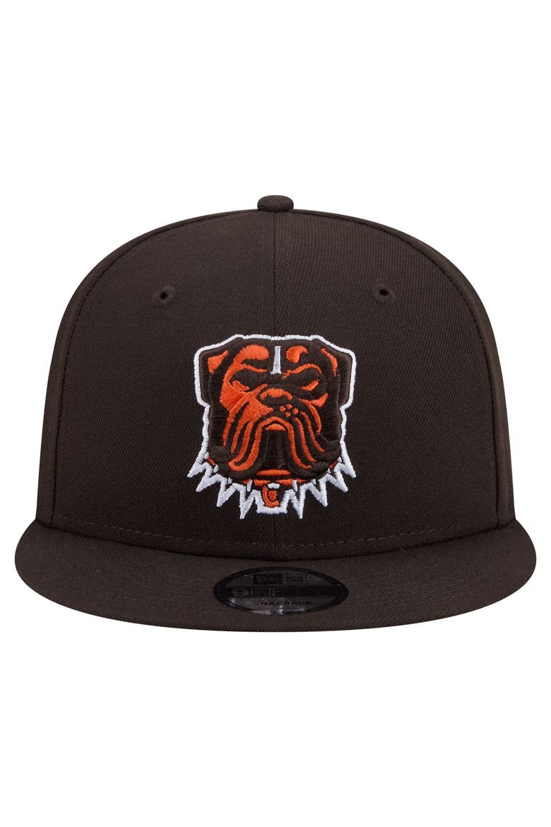 Men's New Era  Brown Cleveland Browns 9FIFTY Snapback Hat, Alternate, color, Brown