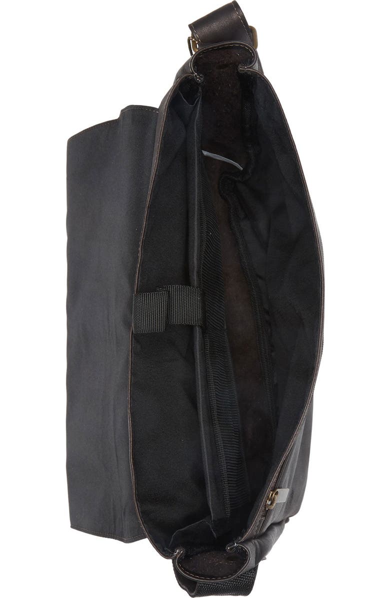 DAVID KING AND CO Leather Laptop Messenger Bag, Alternate, color,