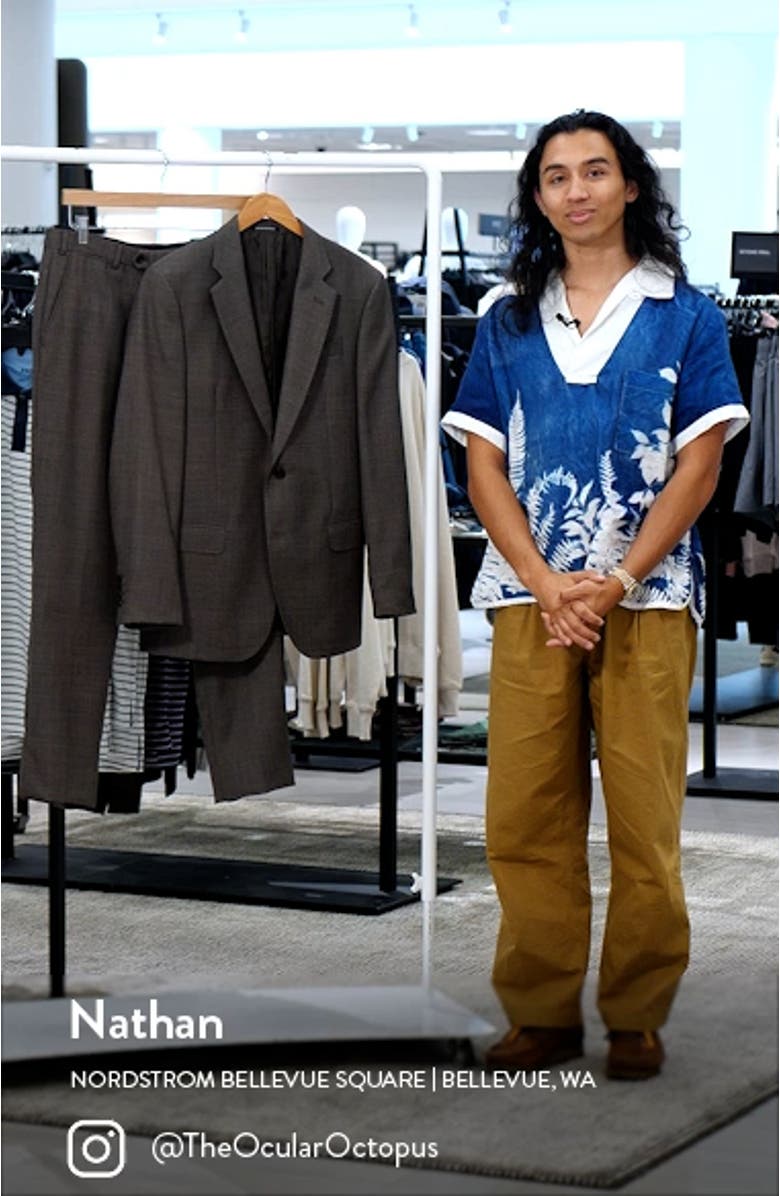 Brown Wool Nailhead Suit, sales video thumbnail