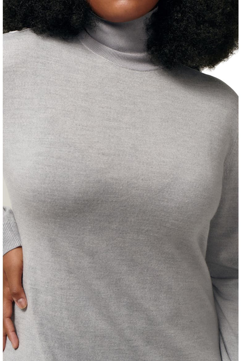 Affection Long Sleeve Merino Wool Jersey Sweater Dress, Alternate, color, STRING