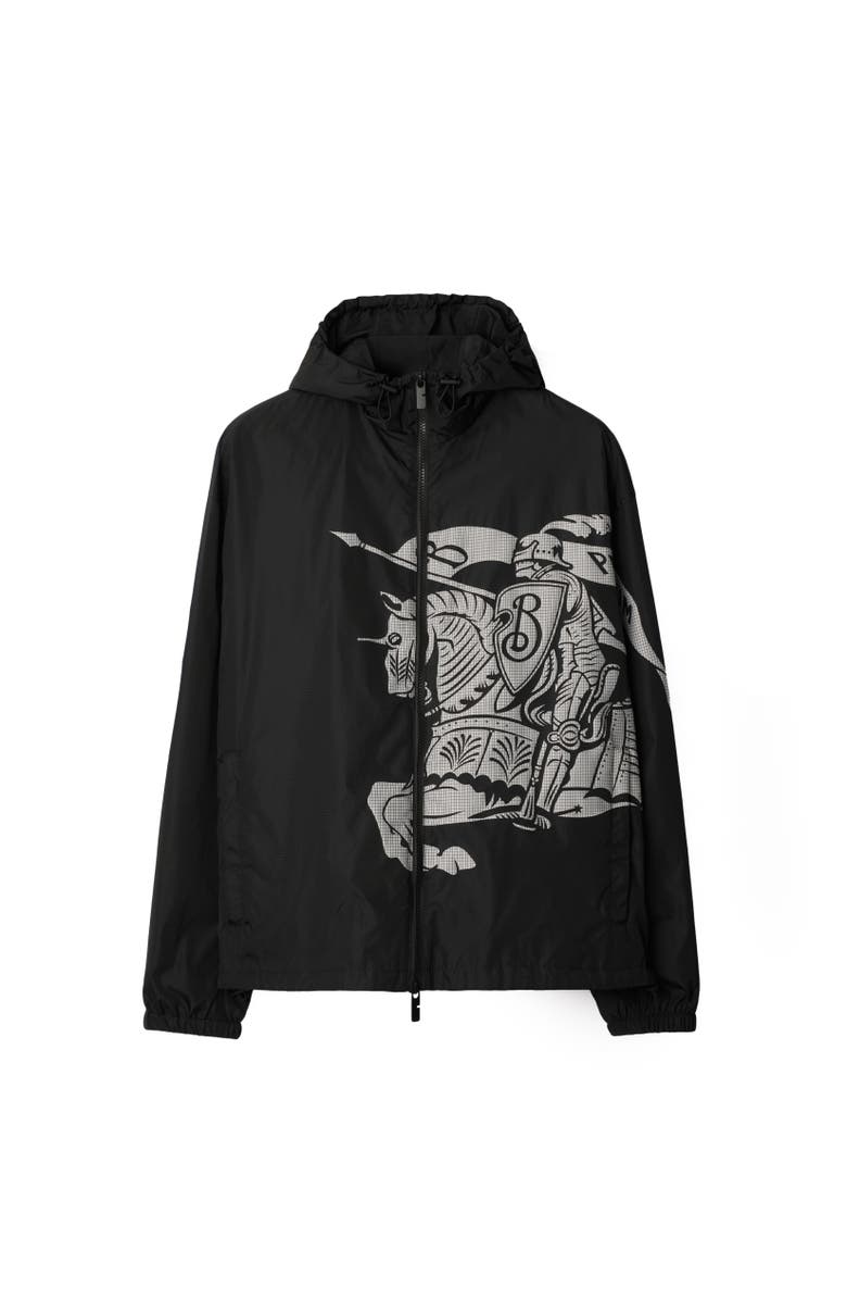 Burberry EKD Nylon Hooded Jacket, Alternate, color, 