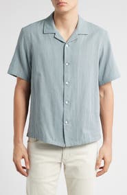 rag & bone Avery Cotton Gauze Camp Shirt