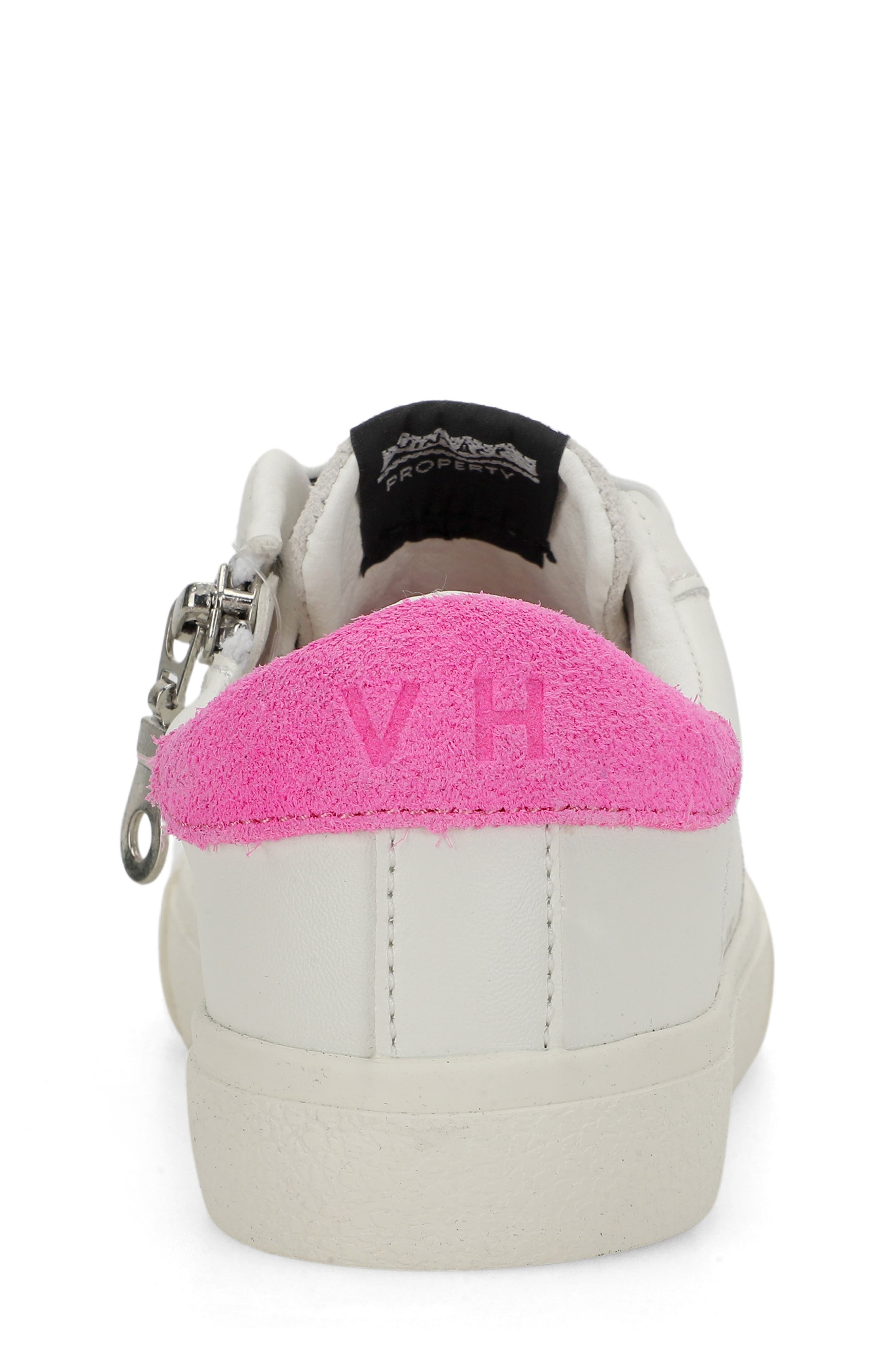 Kids' Vita Sneaker, Alternate, color, WHITE/ GREY/ PINK