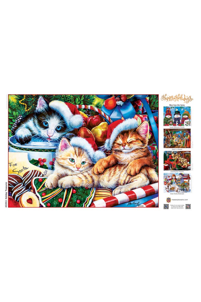 Holiday Treasures 300pc Jigsaw Puzzle, Alternate, color, Multicolor