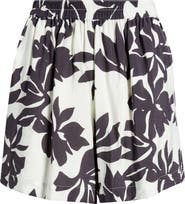 Nordstrom Floral Print High Waist Shorts